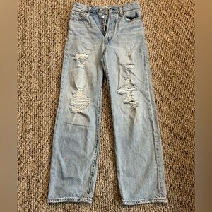 Levi's Light Blue Boyfriend Jeans